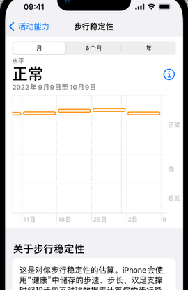 中山iPhone手机维修如何在iPhone开启'步行稳定性通知'