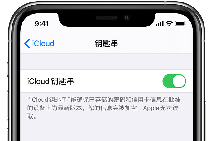 中山苹果手机维修分享在 iPhone 上开启 iCloud 钥匙串之后会储存哪些信息 